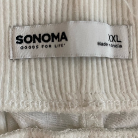 Sonoma White Easy Pull On Utility Shorts NWT Size XXL SKU0403 - Picture 7 of 7